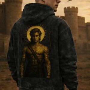 Warrior | Acid-Wash Hoodie